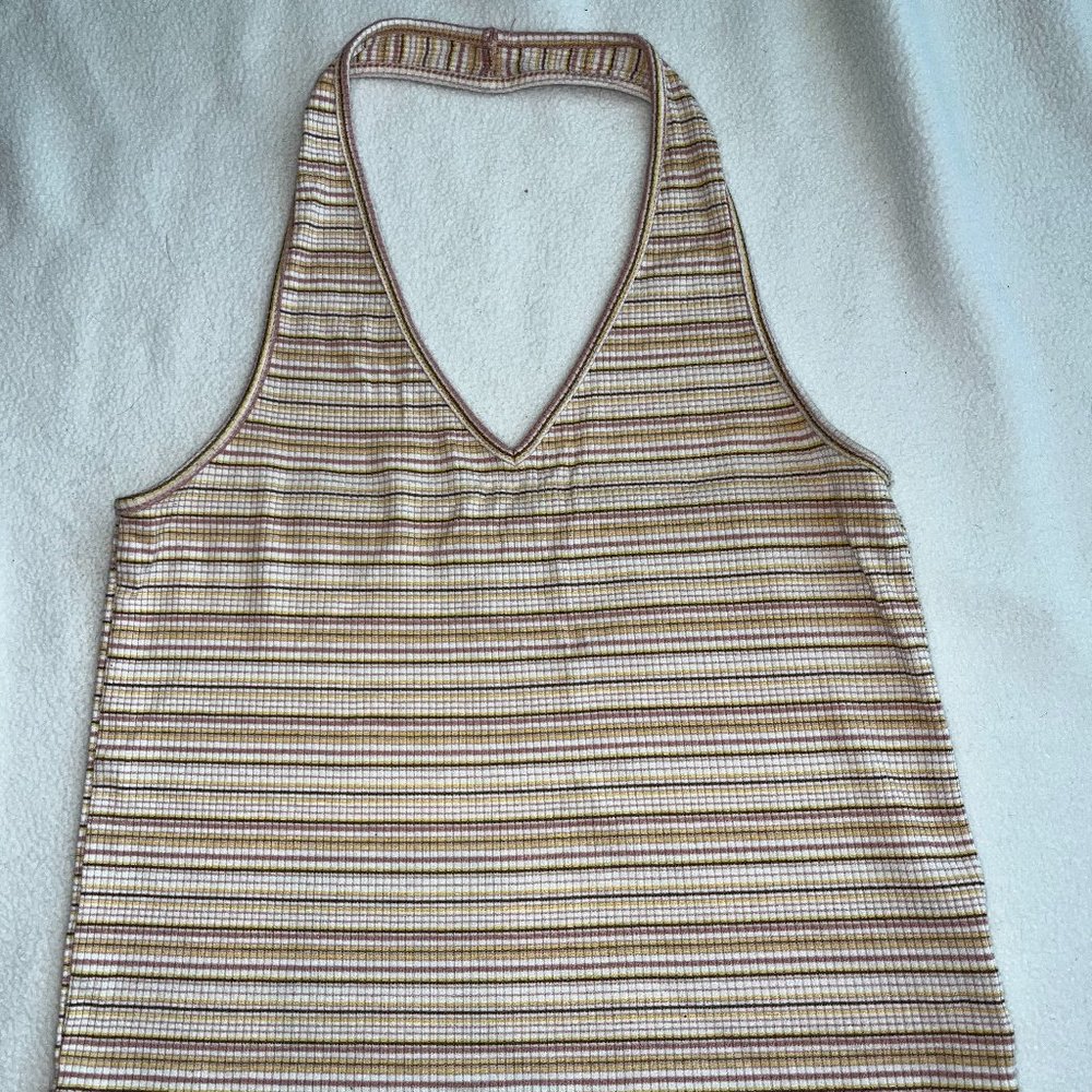 Striped Halter Top